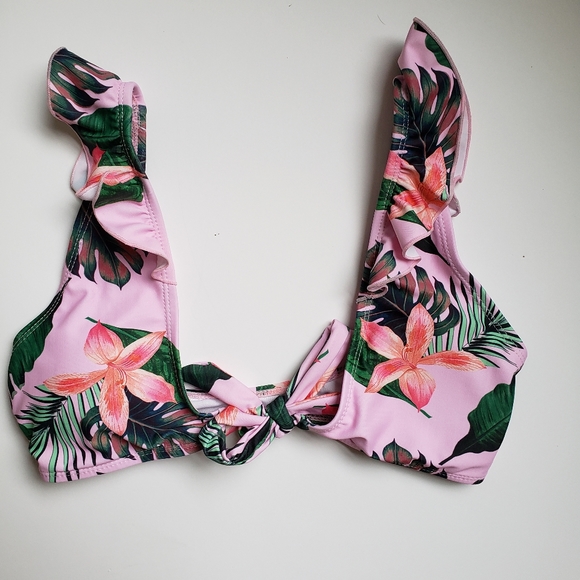 Missguided Bikini Set  Pink Flowers - Picture 3 of 9